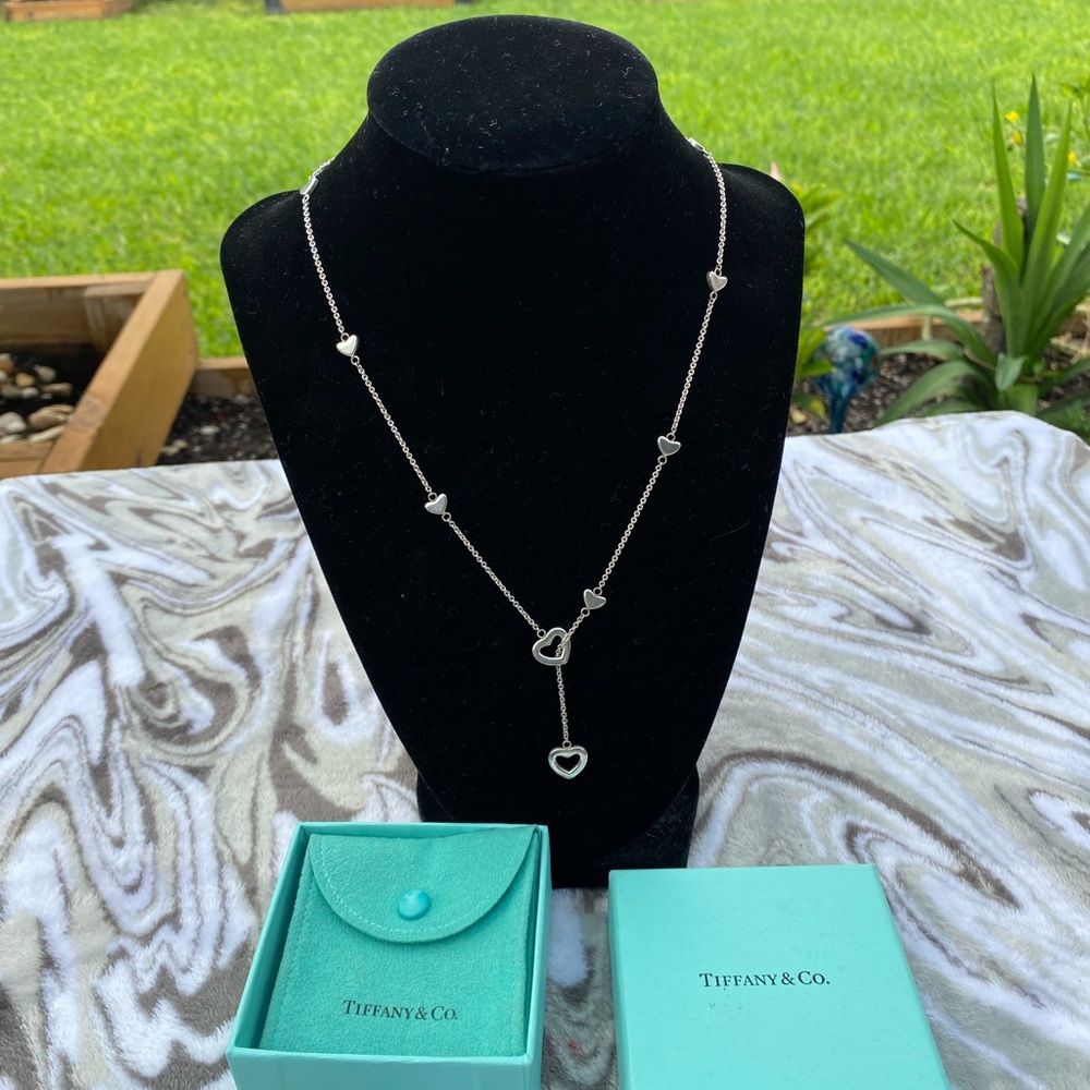 Authentic TIFFANY＆Co. Heartlink lariat Necklace